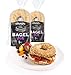 O'Doughs Thins - Sprouted Whole Grain Flax Bagels 10.6oz | Presliced | Good Source of Fibre, Cholesterol Free, Trans Fat Free | Pack of 3 |