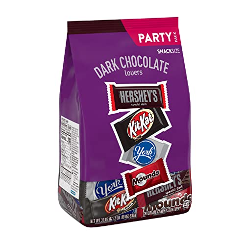 Hershey'S HEC99995 Hershey Assorted Dark Chocolate Flavored Snack Size thumb #1