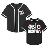 Big Brother Shirt Cute Sibling Reveal Outfit Soft Baby Boy Announcement Tee Baseball Jersey for Brother