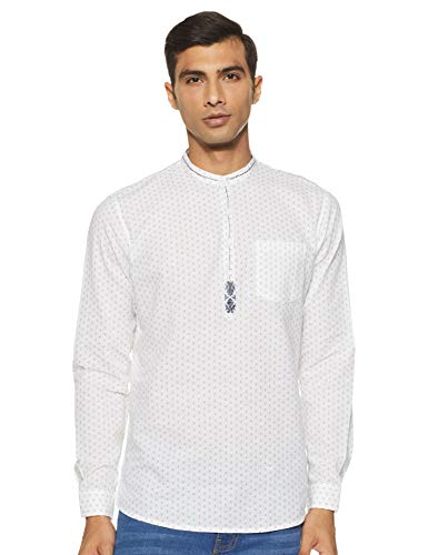 Image of Ethnix by Raymond Men's Regular Fit Tunic Shirt