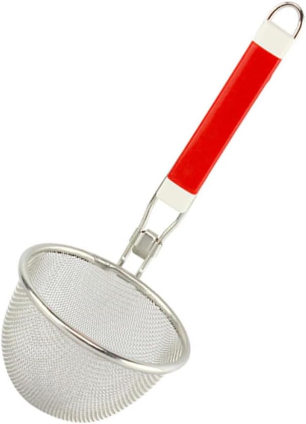 Food Skimmer Stainless Steel with Long Handle Deep Basket