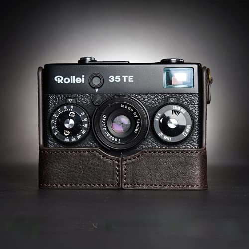 Amazon | 手作り本革ハーフ用と互換性がローライ35s 35TE 35SE 35t 35