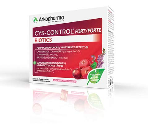Arkopharma Cys-Control Fort 10 Sachets + 5 Sticks à Diluer