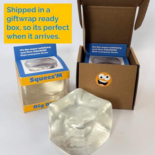 Image of Original Big Block Premium Stress Cube, Glass Squishy Fidget Toy, Adults