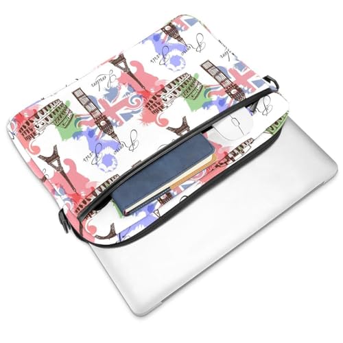 Bolso bandolera para portátil contra arañazos maletín ligero de 13 pulgadas 3
