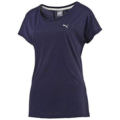 PUMA, Maglia a Maniche Corte Donna, Blu (Astral