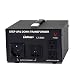LiteFuze LT Series 2000 Watt Heavy Duty Voltage Converter Transformer - Step Up/Down 110/120/220/240V - Fully Grounded Cord - Patented Universal Output Socket, German/French Shucko Output Socket - Circuit Breaker Protection