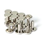 革 キット 初心者 シカゴスクリュー 10個入り 10×4×10mm 真鍮組ネジ コンチョ バッグ ベルト 底びょう リベット スタッズ パーツ 鋲 リベット スタッド ネジ式 レザークラフト DIY ハンドメイド パーツ