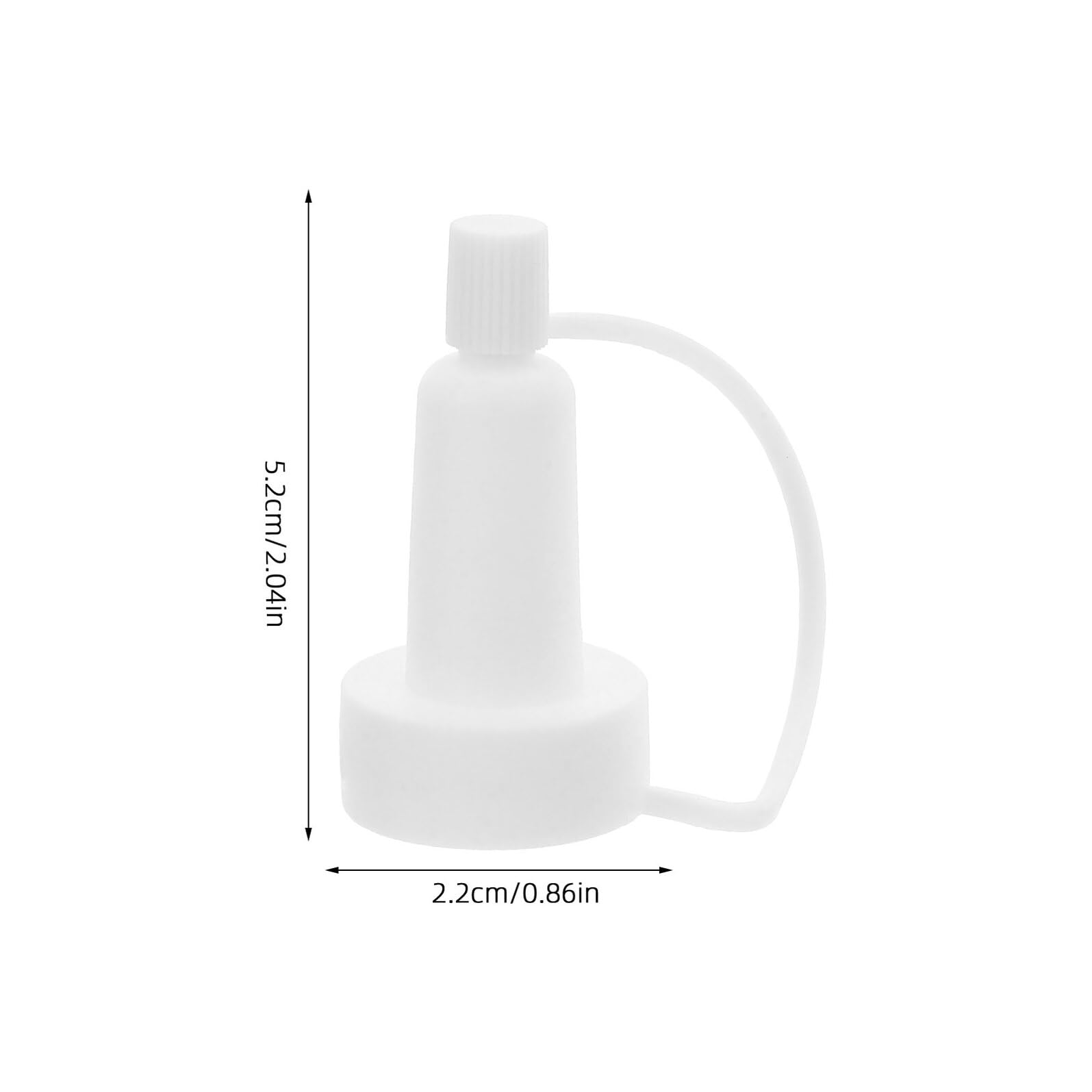 Housoutil 200piezas Frasco Gotero Tapa Transparente para Boquilla de Trompeta para Ampollas Accesorio de Laboratorio para Experimentos de Ciencia