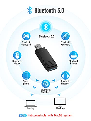 Lemorele Adattatore USB WiFi Bluetooth