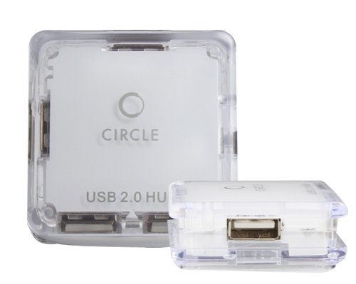 Circle Rootz 4.3 4-Port USB Hub (White) (B078PM8C68) Amazon Price History, Amazon Price Tracker