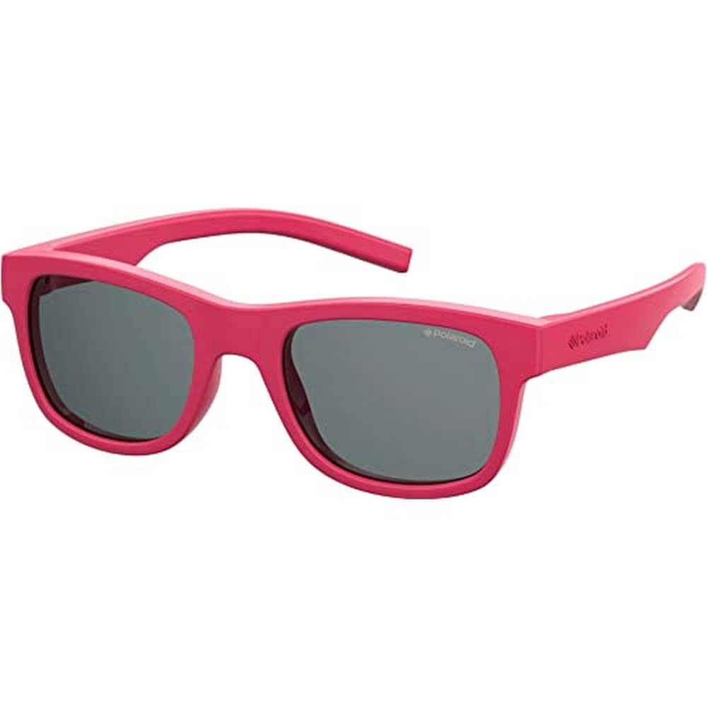 Polaroid Pink Kid Pld 8020/S/Sm 35J/M9 Sunglasses Plastic Squared Polarized