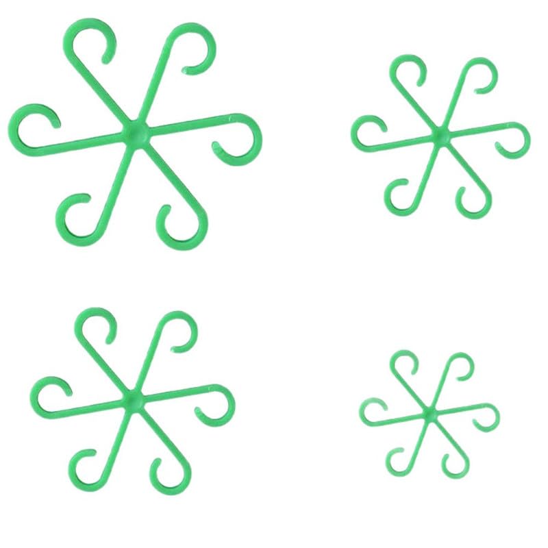 Green Plant Support Rod and Support Frame | Anti-Tilting Fixed Bracket for Climbing Flowers | Green (Pack of 4)-image-23