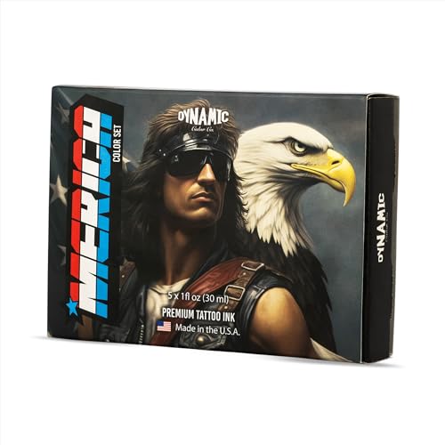 Dynamic Color Co - Merica Color Ink Tattoo Set, Includes