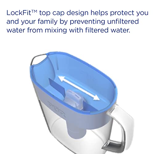 Pur PPT700WAMA 7-Cup Pitcher Water Filter With 1 Genuine Pur Filter- Small Capacity, 2-In-1 Powerful, Faster Filtration thumb #4