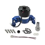 IMOOA 35 GPM Electric Water Pump For Chevy Small Block SBC 283 305 327 350 400 Blue Aluminum