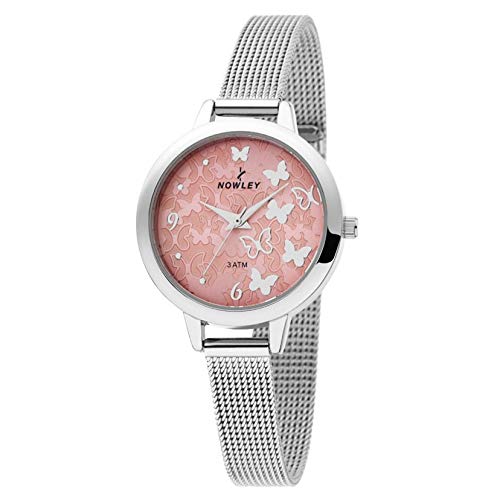 Mr. Boho Reloj nowley Chic Pink Butterfly