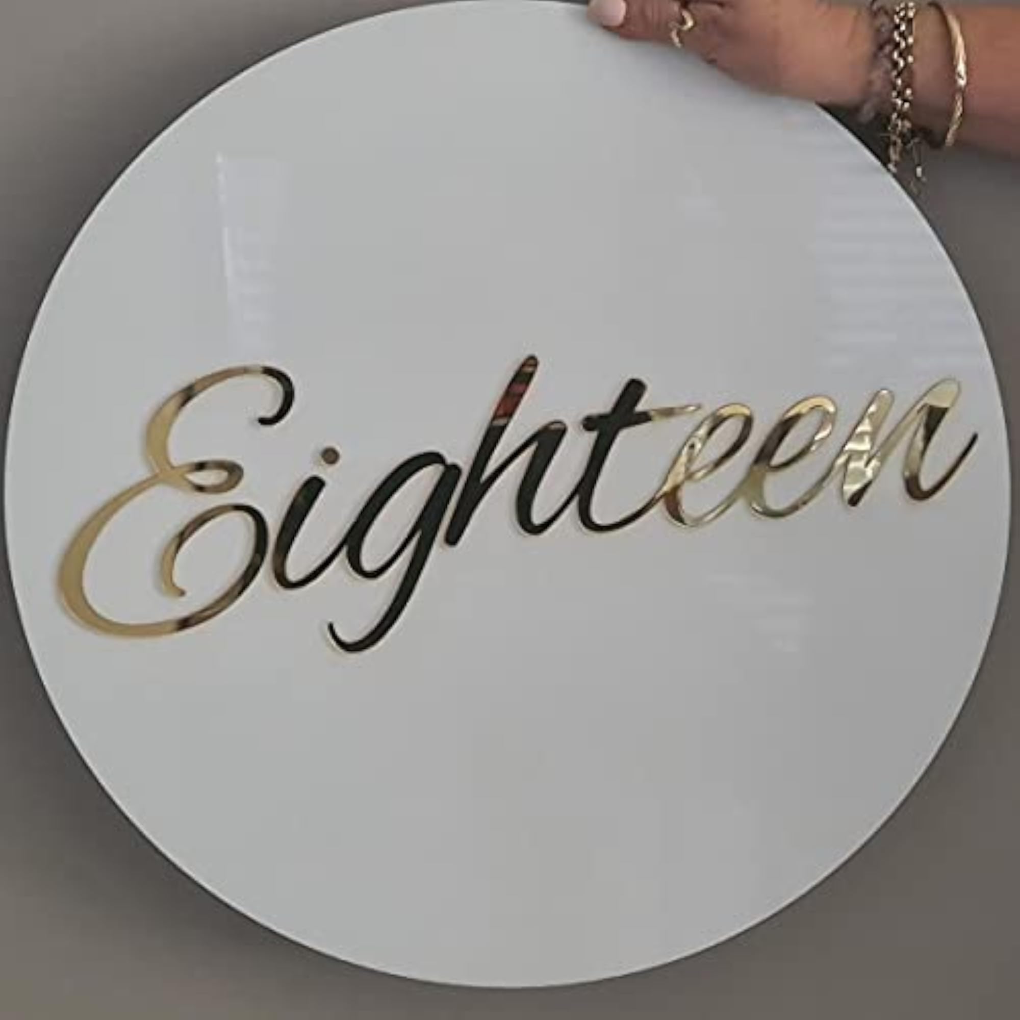 BIRD'S Customised Personalised Acrylic 3D Name Board Plates