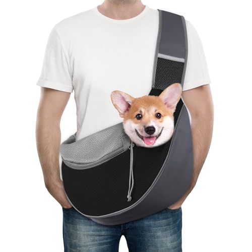 Herbst Hunde Tragetaschen, Hundetragetasche, Verstellbare Tragetasche Hund, Hundetasche für Kleine Hunde, Hunderucksack Hundetragetuch Outdoor Katzentrage Reise, Transporttasche für Haustiere