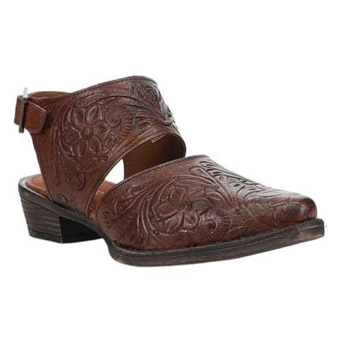 ROPER Women's Dianna Tooled Snip Toe Mule Western Boot2
