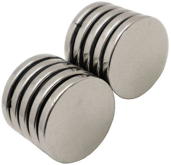 Apex Magnets 2 Imanes De Neodimio Disco 3/4" X 1/2" - Grado N48