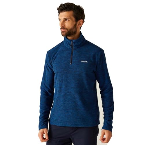Regatta Herren Thompson Melange Halbzip Fleece antipilling schnelltrocknend Winter Layer Top