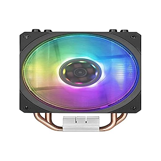 Air Cooler Para Processador Cooler Master Hyper 212 Spectrum (RGB com efeito fixo de espectro de cores) Com 4 HeatPipes e Ventoinha 120mm