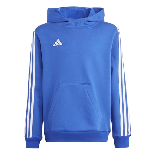 Sweat Hoodie adidas Kids' Tiro23 bleu idéal pour l'entraînement de foot et l'école