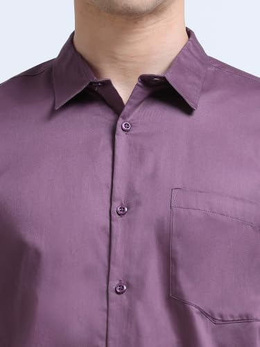 Image of Miraan Men's Satin Long Sleeve Casual Shirt (GASATIN)