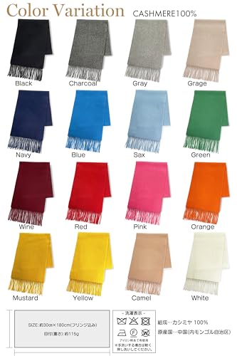 Vita Natur 極上カシミヤ100%マフラー の商品画像 4