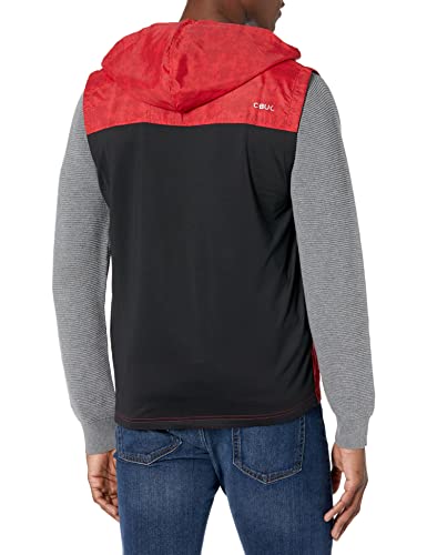 Image of CBUK Men's Wind Resistant Swish Camo Printed Full Zip Hooded Vest