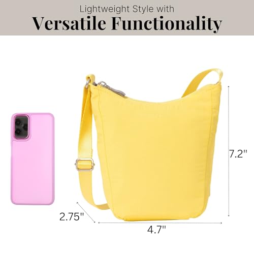 Image of Baggallini Swift Mini Crossbody Bag for Women - 4.5x7 Small Travel Purse with Crossbody Strap and RFID