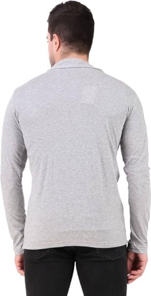 Image of DRAXSTAR Men's Cotton Shrug | Open Full Sleeve Shawl Cardigan for Men, Best for Casual Wear