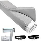 Installation facile : le manchon de protection de tuyau AC portable est livré avec du ruban adhésif et 3 boucles pour une installation rapide et facile. Son design flexible vous permet de l'enrouler autour du tuyau sans effort et de le fixer en place sans avoir besoin d'outils spéciaux ou d'expertise.