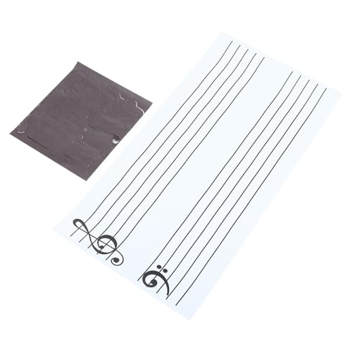 Tableau blanc en PVC avec notes magnétiques pour réussir ses exercices