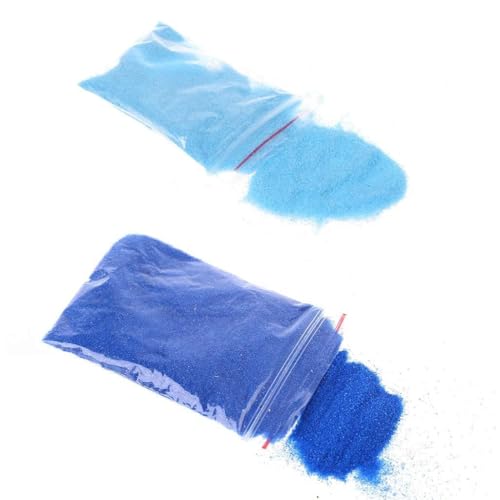 XuQiZZpp 1 lot de sable bleu pour décoration de paysage