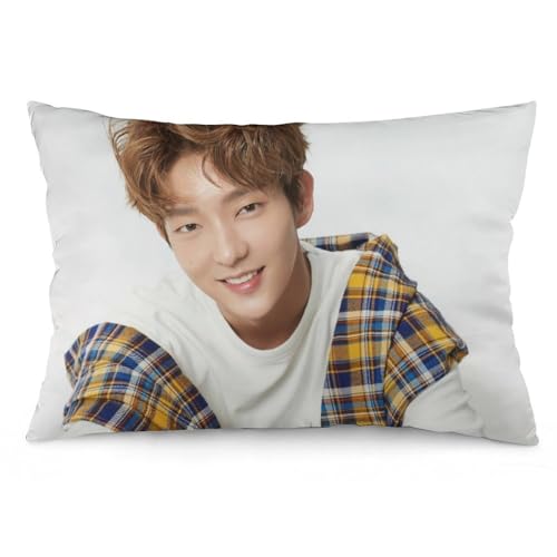 イ・ジュンギ10 抱き枕カバー 長方形 等身大クッションカバー 両面プリント 気持ちいい 安眠 隠しファスナー式 伸縮性 着脱簡単 肌触り良い 柔らかい 四季兼用 ベッド飾り 20"x30"