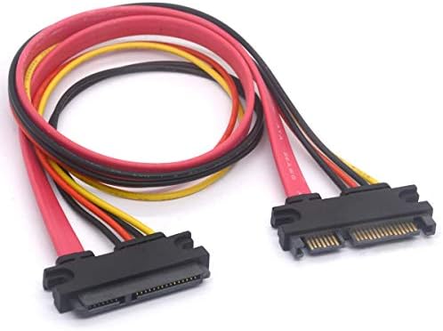 Cavo Di Prolunga SATA, 30 Cm, 22 Pin (7+15), Da SATA Maschio A - Foto 9