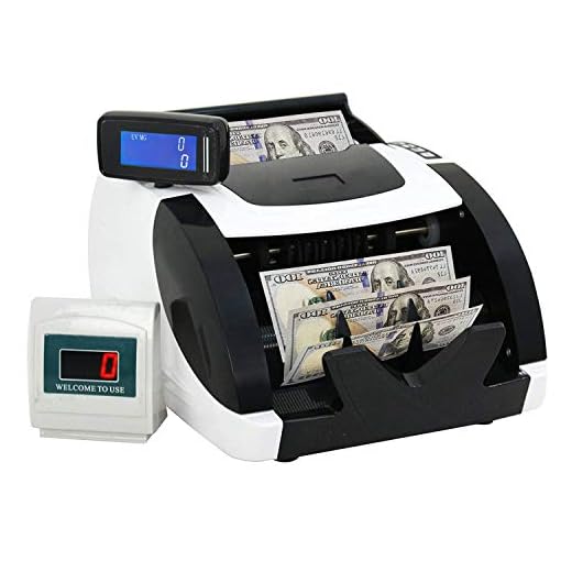 Money Counter with UV & MG, Bill Counting Machine Currency Counterfeit Cash Quick Identify with LED Display