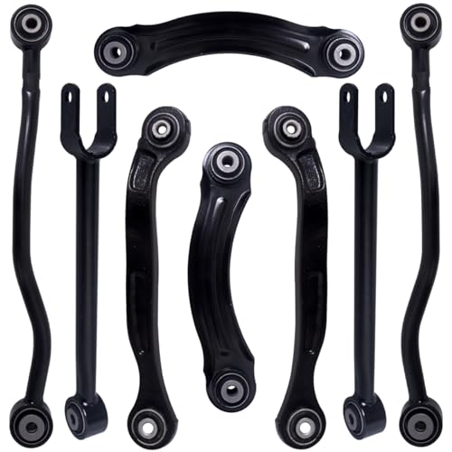 AUQDD 8Pc Suspension Kit (For RWD) Rear Control Arm and Lateral Link Fit For 2005-2014 Ch-rysler 300/08-11 Do-dge Challenger Charger,05-08 Magnum (# K641772 K641787 K641650 K641649 K641520 K641519)