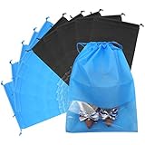 Ampliamente la aplicación: bolsas con cordón que se usan para zapatos, botas, tacones altos, sandalias, juguetes para niños, accesorios, artículos de tocador, ropa o cualquier cosa que desee. No solo para el organizador de viajes, sino también para el organizador de armarios.