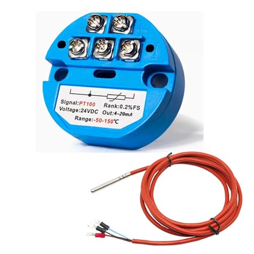 Transmetteur PT100 4-20mA convertissant fidèlement les températures de -50°C à 150°C