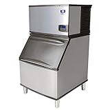 Manitowoc IY-0304A_B-400 310 Lb Air-Cooled Half Cube Ice Machine w/ Storage Bin