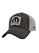 Mopar Vintage Wash Raw Edge Cap, Charcoal/Silver/Black, Adjustable