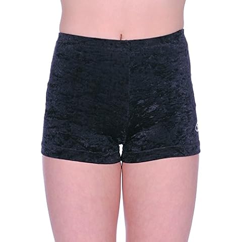 The Zone Crushed Velour Gymnastics Shorts for Girls Cover