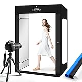 Professional Photography Studio LED Dimmable Large Shooting Tent 47x39x78 ZKEEZM Large Lightbox Photo Video Continuous Lighting Cube Shooting Tent Kit Soft Box with 3Colours Backdrops and Carrying Bag