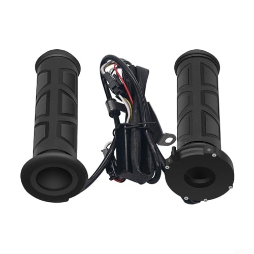 Whychstore Guidon électrique chauffant, poignées chauffantes gauche et droite, poignées chauffantes réglables pour guidon électrique