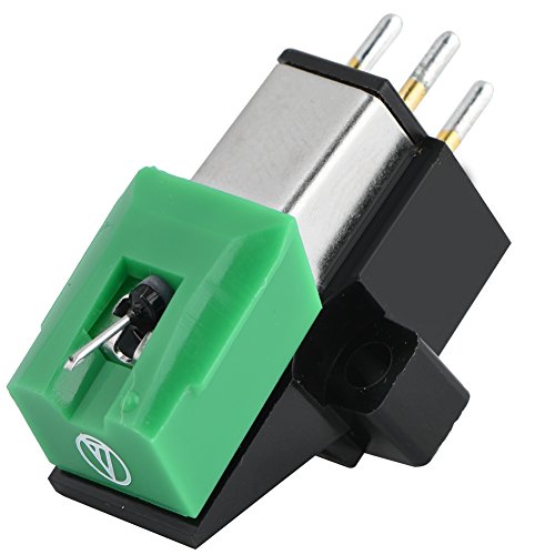 Asixx Record Player Stylus, Phonograph Cartridge, Record Needle Record Cartridge Record Player Stylus with 3 Speed 13mm Pitch Vinyl Stylus for AT95E
