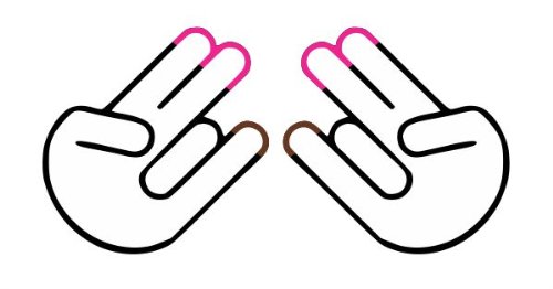 (2) shocker 2 in pink 1 in stink funny vinyl decals bumper stickers drifting jdm