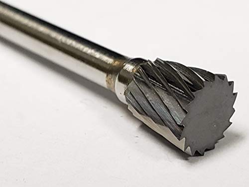 Fresa Cono Invertido Carburo Sólido 1/8" Diam miniatura 2